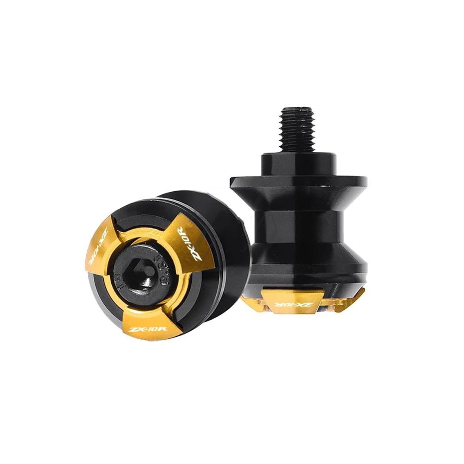 Bobines de bras oscillant curseur support or pour Kawasaki ZX-10R 16-21