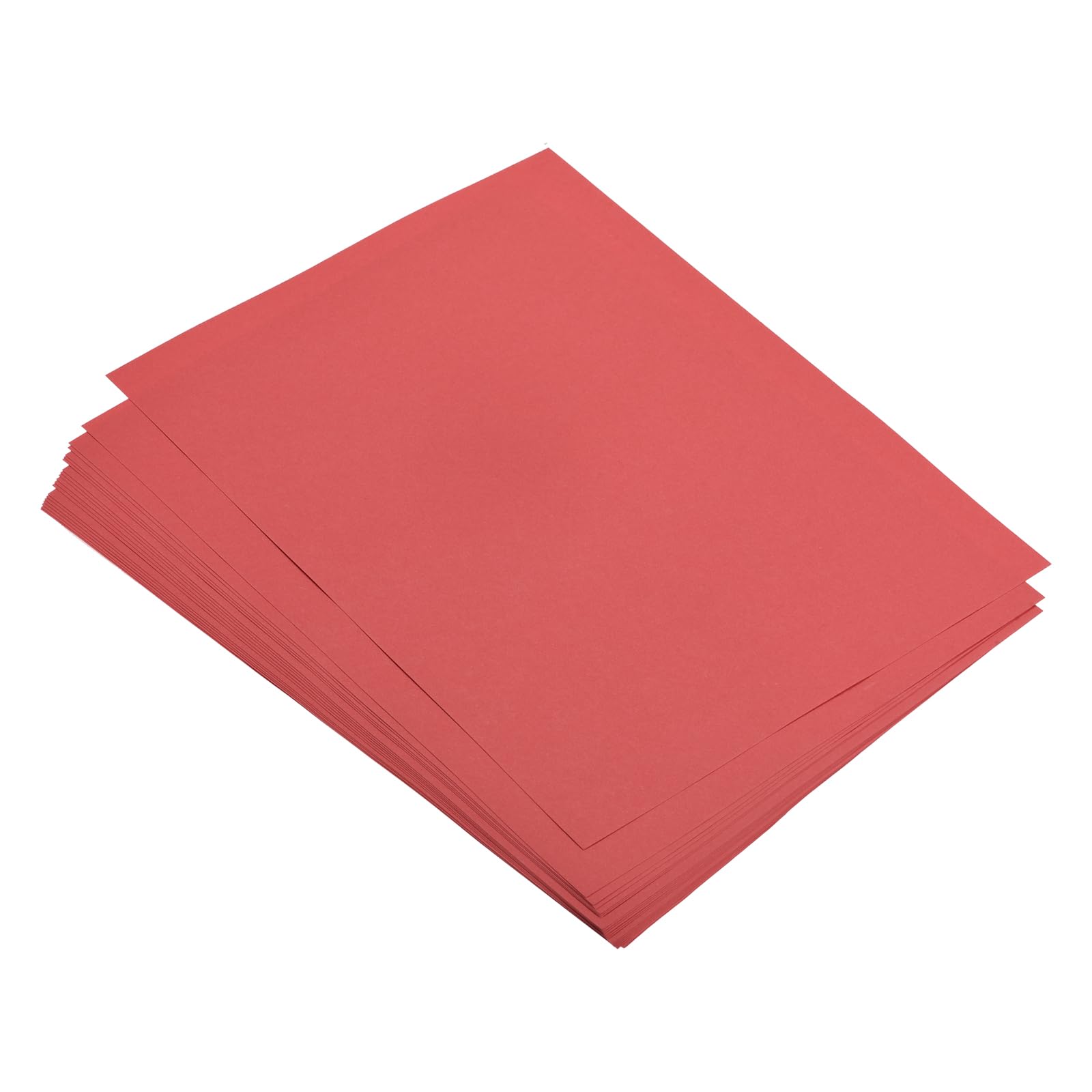 sourcing map 100 Sheets Colored Copy Paper 8.3 Inch Printer Paper 80gsm Bright Red for Office Printing, Document Copying, Invitations, Forms, Art Projects