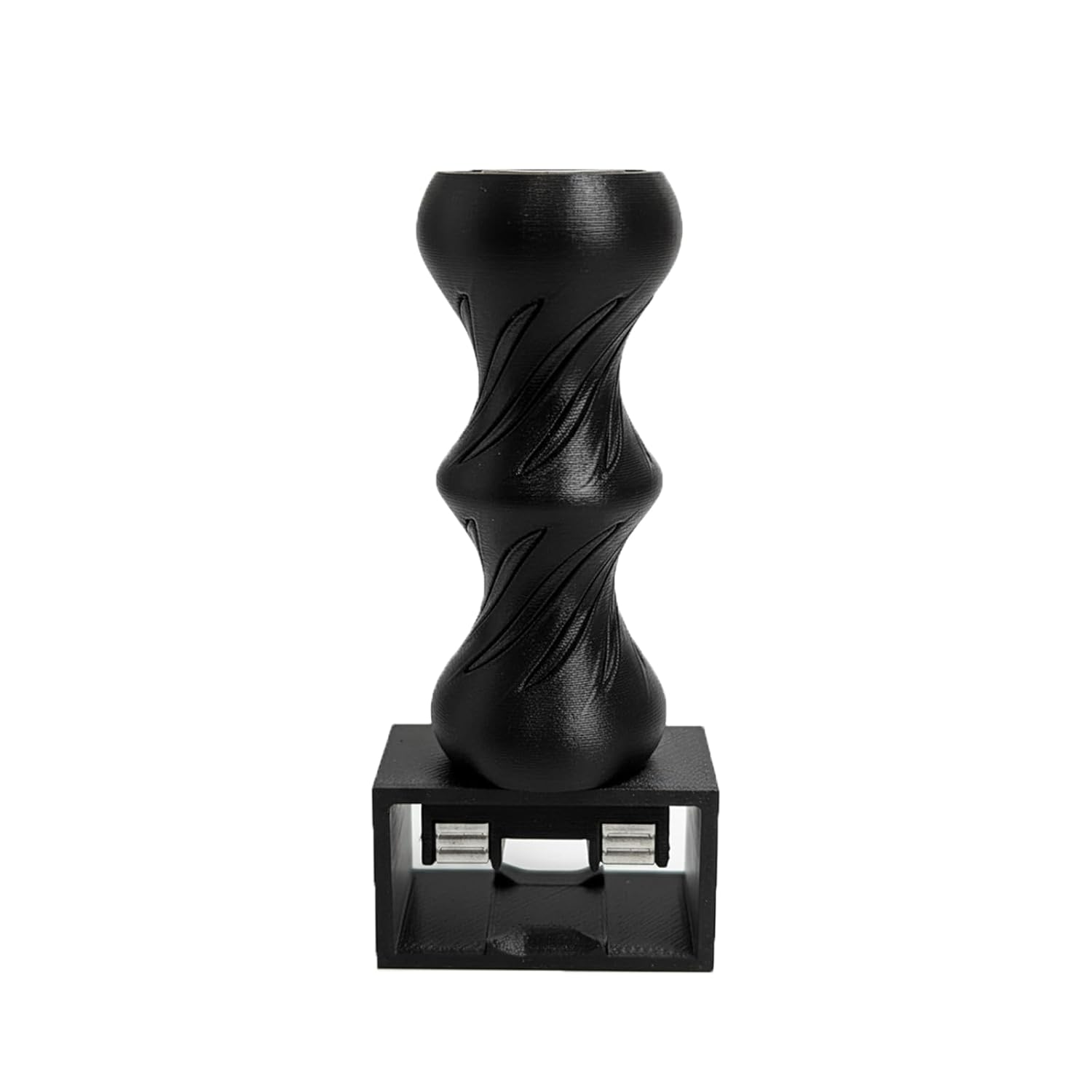 Glass Bead Effect Tool for Magnetic Nail Polish—Magnetic Nail Art Bead Spinner,Up-Down Vortex Magnet for Glass-Bead Finish (Black)