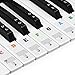 Dokpav Klavier Aufkleber für 37/49/54/61/88 Tasten, Klaviertasten Aufkleber, Klavier Keyboard Noten Aufkleber, Transparent Entfernbar, Premium Piano Keyboard Aufkleber Komplettsatz (A)