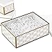 Hallmark Nested Gift Boxes with Lids and Fill (Set of 3, White and Gold, Assorted Sizes) for Weddings, Bridal Showers, Bridesmaids, Christmas, Hanukkah, Birthdays, Valentine's Day