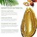 Batana Oil for Hair Growth, 100% Pure - Dr. Sebi Organic Batana Oil from Honduras, Prevent Hair Loss, Eliminates Split Ends for Men & Women 120g