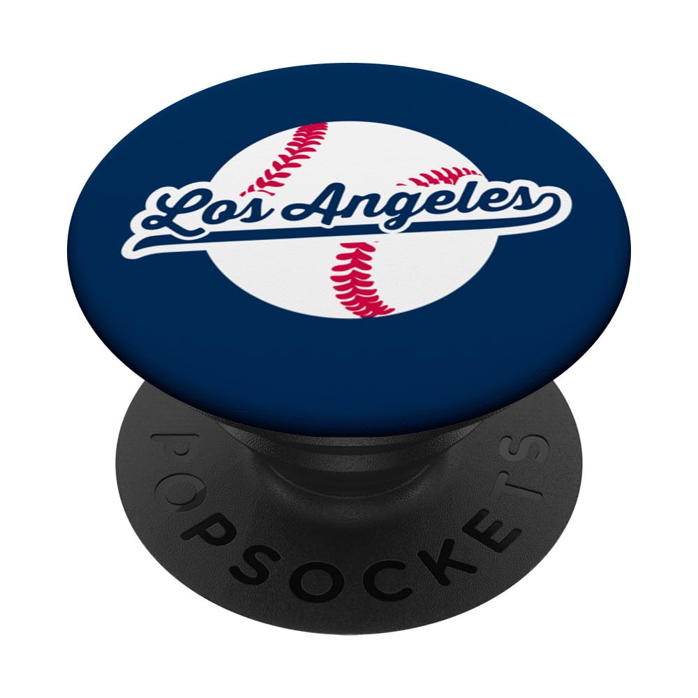 Los Angeles Baseball Vintage California Pride Love City PopSockets Adhesive PopGrip