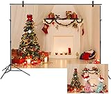 LB 7X5ft Christmas Tree Vinyl Photography Backdrop Customized Photo Background Studio Prop SDX106