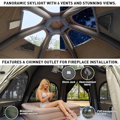 Comfort Inside SENLEETO Tent