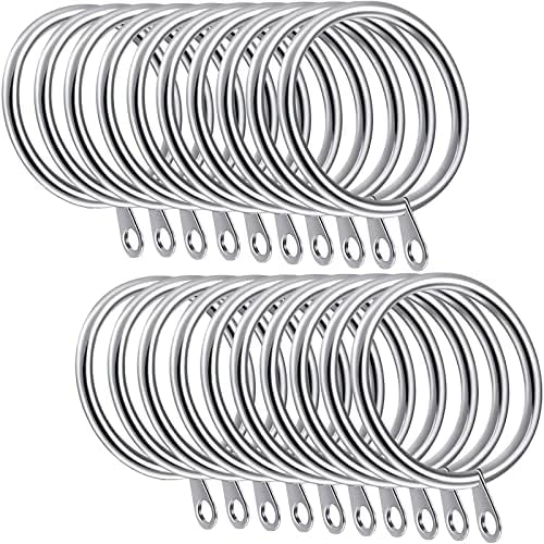 ExeQianming Anillos para Colgar Cortinas de Metal con Ojales para ...