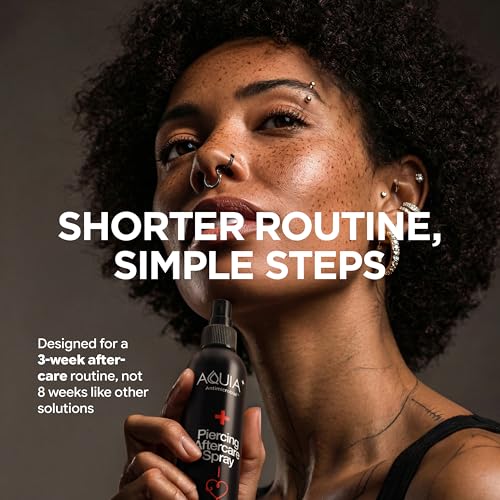 Piercing Aftercare Spray | Ear Piercing Cleaner | Sterile Saline Spray 8oz