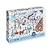 Produktbild Calypto 3907500 Wintersport, 100 Teile XL-Puzzle mit Soft-Touch, Kinderpuzzle mit samtiger Oberfläche inkl. Suchspiel und Puzzleposter, für Kinder ab 6 Jahren, Wimmelbild, Schnee, Berge, Ski,