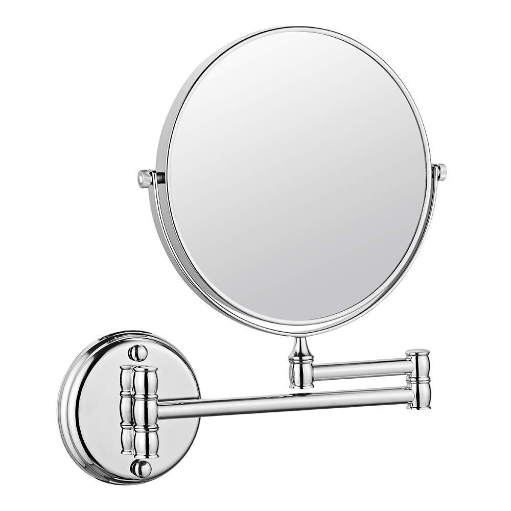 Miroir de rasage mural double face pour une préparation parfaite dans votre salle de bain
