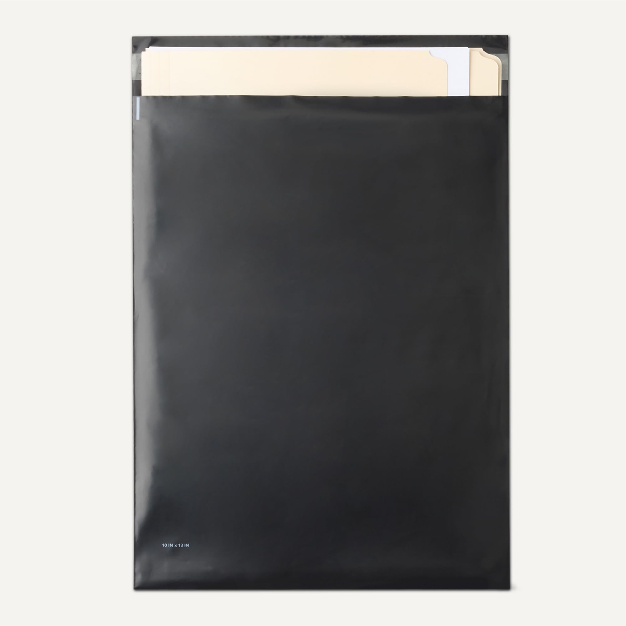 Amazon Basics koperty samouszczelniające polietylenowe czarne 25,4 x 33 cm 100 sztuk