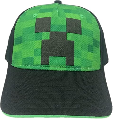 Minecraft Creeper Bonnet en maille confortable pour enfant, Minecraft, Taille unique