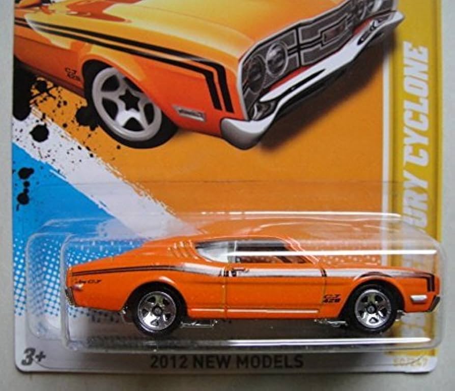Amazon | HOT WHEELS 2012 NEW MODELS ORANGE '69 MERCURY CYCLONE 50