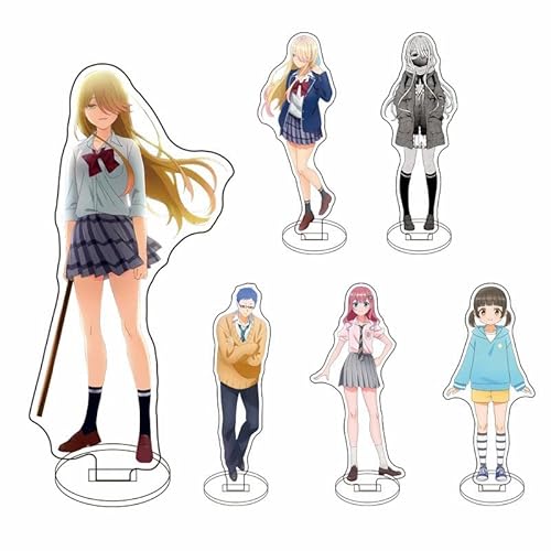 渡くんのXXが崩壊寸前 アクリルスタンド 馆花纱月 石原紫 梅泽真辉奈 両面 アクリルフィギュア 飾り 台座 装飾品 置物 展示用 軽量 おしゃれ コスプレ 小物 15cm (色-7) [並行輸入品]のサムネイル