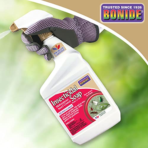 Bonide Insecticidal Soap, 32 Oz Ready-To-Use Spray Multi-Purpose Insect Control For Organic Gardening Indoor And Outdoor #TOP2