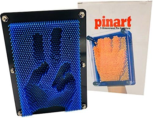 Afeel 3-Dimensional Pin Art Board Toy Pin Sculpture Children&Adults Gift Large Size (Blue)