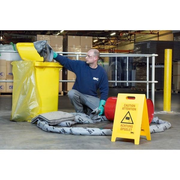 Image of Brady SPC SKA-BKT Allwik 6.5 Gallon Universal Class Spill Bucket, 18 in H x 14 in Dia, Gray
