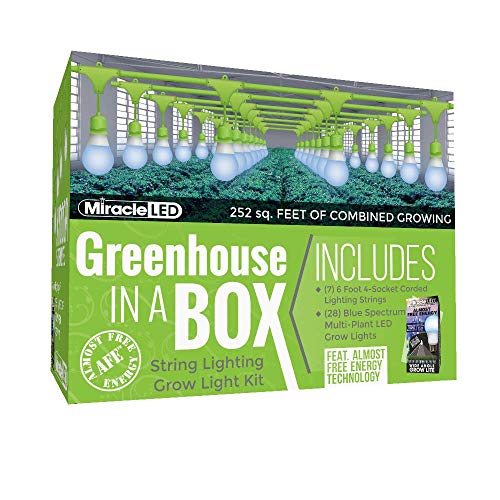 Miracle LED Almost Free Energy Greenhouse in a Box Grow Light Kit for