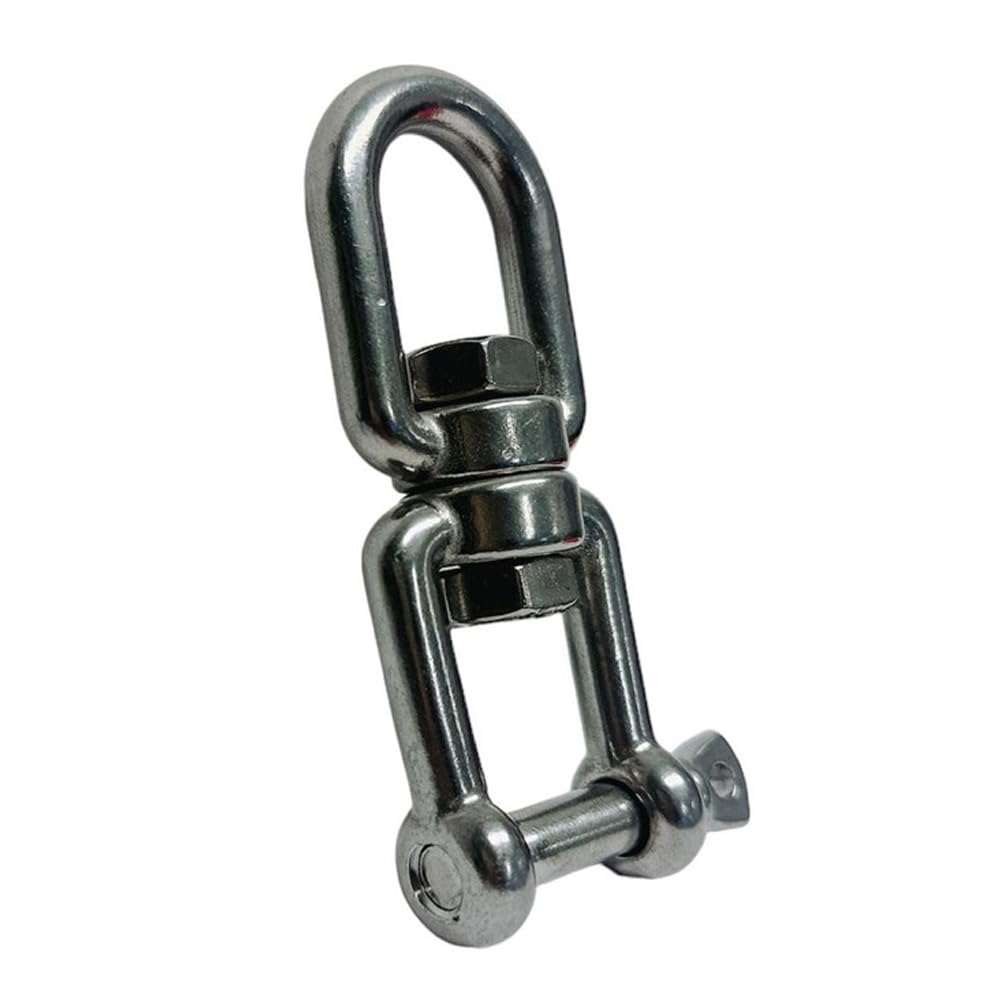 1/4 Inch Jaw Eye Swivel Stainless Steel 316 Capacity 600 LBS Marine Rigging