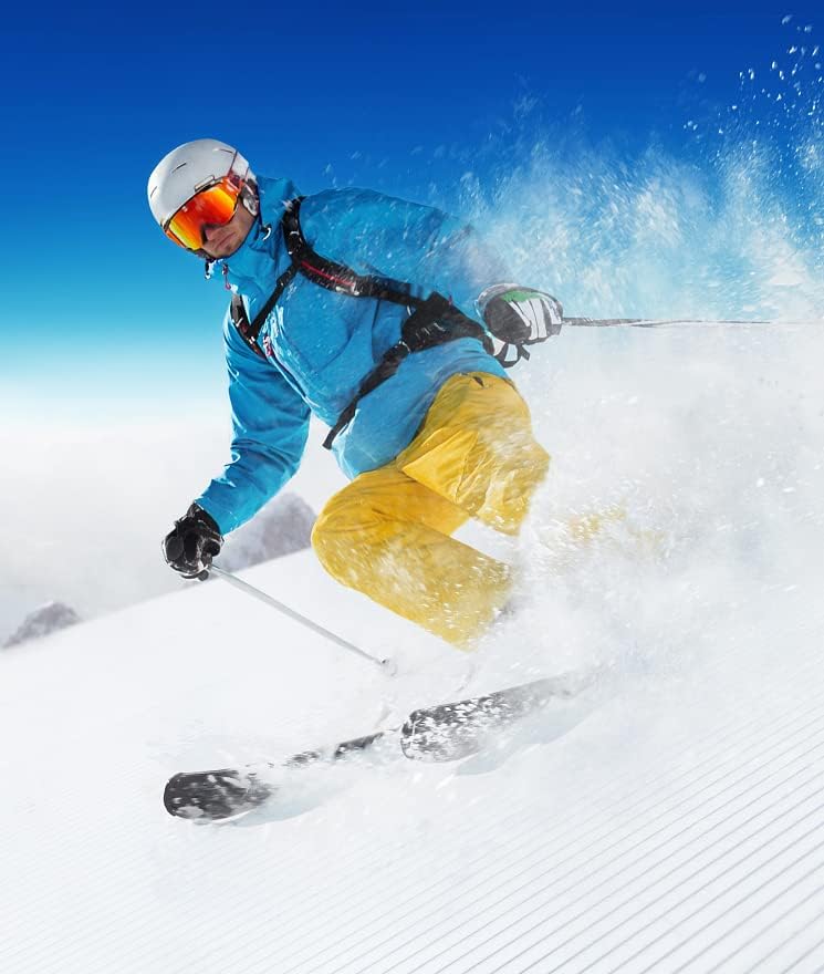 Miniatura 5 de Heathyoga Chaqueta de esquí impermeable para hombre, chaqueta de snowboard para hombre, chaqueta de nieve, chaquetas de esquí, chaquetas de