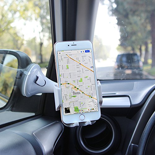Cellet Ph675Bk Windshield Car Phone Holder Mount, Universal Compatibility Including Samsung Note 8 Galaxy S8/Plus/S7/Edge/S6/ S6 Edge Plus, Iphone X/8/8 Plus/6/6S Plus/5/5S, Lg G5/G4, Htc 10 #TOP7