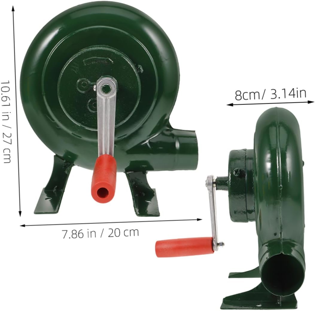 Mipcase Hand Crank Bbq Fan Portable Fire Blower for Camping for Outdoor Picnic Party