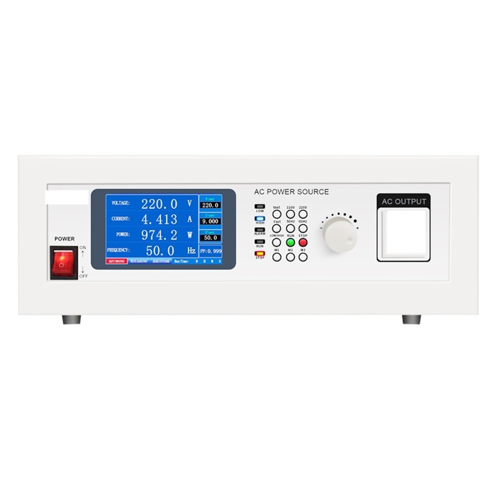 fuente de alimentación CC, Fuente de alimentación trifásica con convertidor frecuencia CA, programable, alta precisión y potencia, regulación estabilización voltaje(YP4050(500VA 0-300V))
