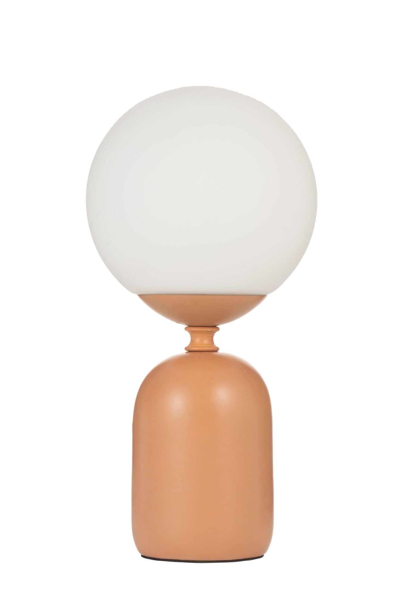 Pauleen Glowing Charm Table Lamp, Ceramic Base In Rust