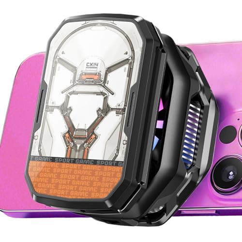 Generico Ventilatore Raffreddante Per Telefono,Radiatore Magnetico,Dissipatore Ricaricabile Per Cellulare - per Viaggio Ufficio Comodino Casa Streaming e Videochiamate