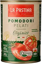 La Pastina Tomates Orgânicos Pelados 400G