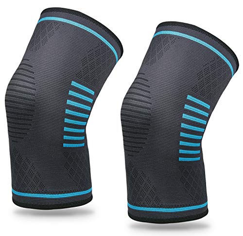 Ldawy Rodillera menisco y ligamentos, mangas de compresión de soporte de rodilla - para artritis, lesión de ligamentos, tendinitis, carrera, sentadillas, deportes (M) Cover