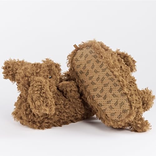 Image of Kids Animal Slippers, Soft Fuzzy Cozy House Shoes