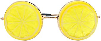 Jugaoge Funny Lemon Eyeglasses Party Glasses for Outdoor Indoor Music Festival Hawaiian Party Supplies