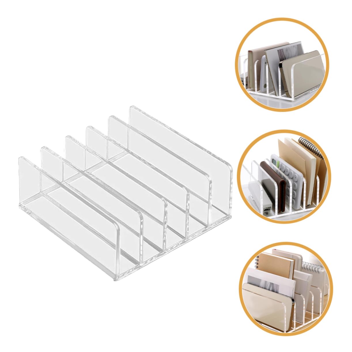 Organizador de Archivos Vertical de Escritorio de 5 Compartimentos