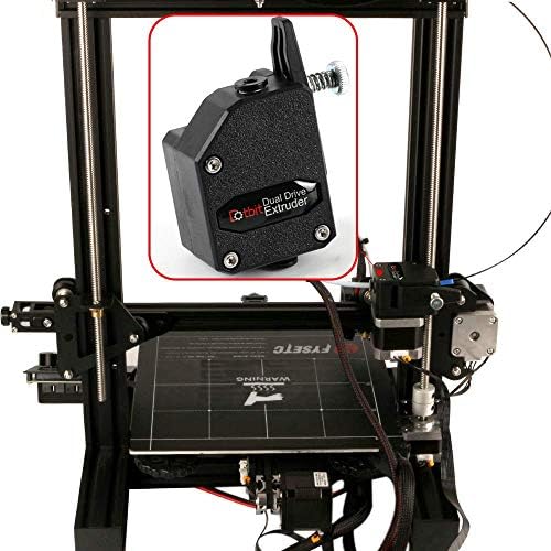 3Dman Dual Drive Bowden Extruder Universal Geared Extruder for Ender 3 V2/Pro, Ender 3 Series, CR10 Series, Anycubic Mega S, Tevo Tornado, Wanhao D9, Anet A8 E10, Prusa I3 and DIY 3D Printer