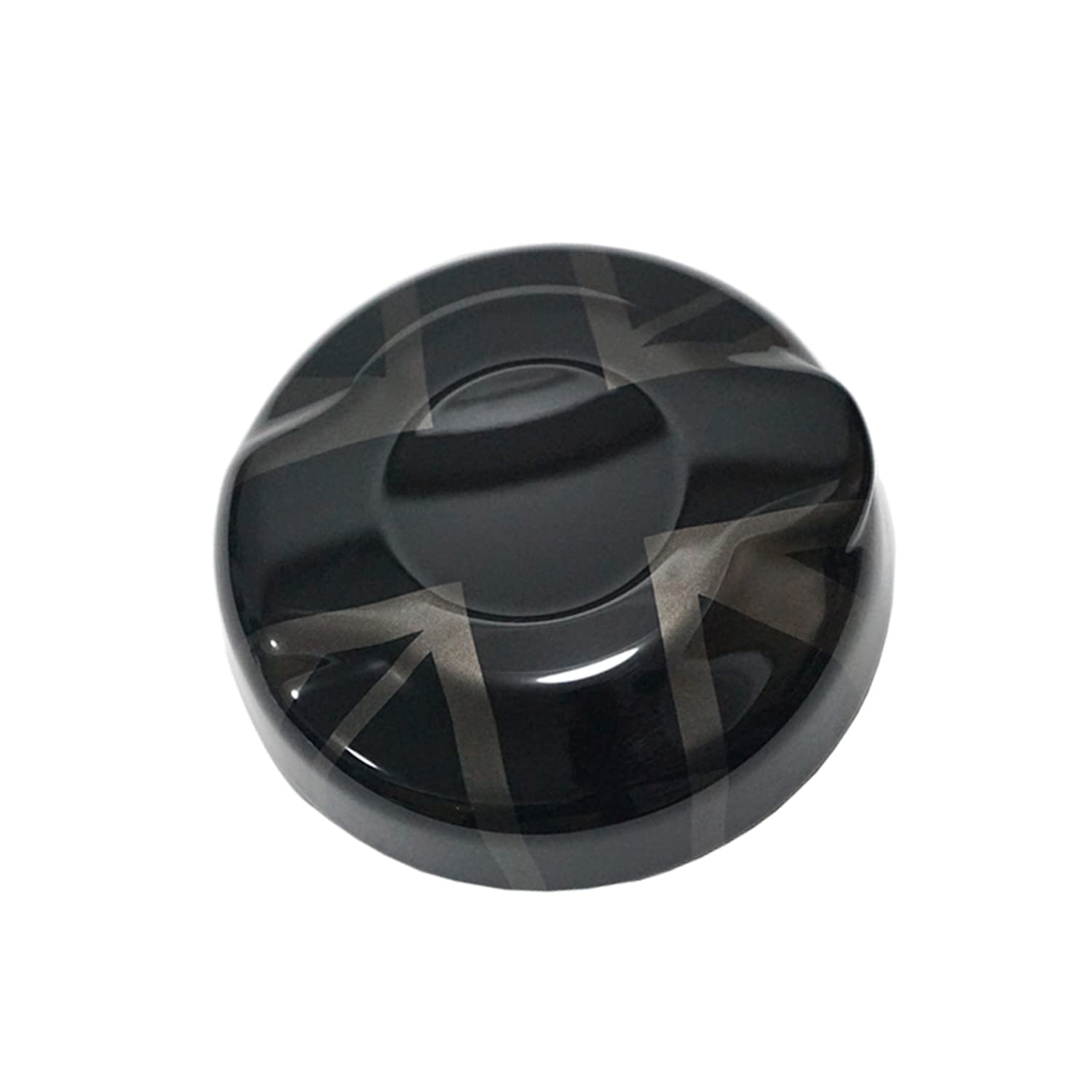 Fuel Tank Decoration Cover Cap Shell Compatible with Mini Cooper one s jcw F55 Hardtop F56 Hatchback F57 Convertible 2.0T 2014-2024 (Union Jack Black, F55 F56 F57 2.0T)