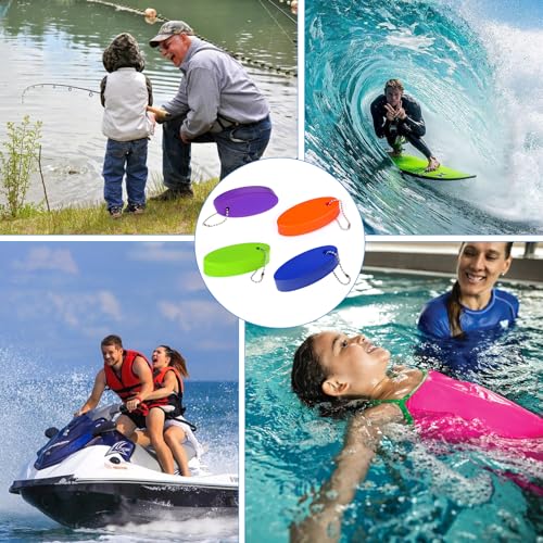 image for starfa lab 4 Pack Floating Keychain for Boat Keys Waterproof Bright Co