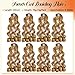 French Curl Braiding Hair 22 Inch 8 Packs Bouncy Loose Wave Crochet Hair for Black Women 75g/Pack Blonde Synthetic Curly Braiding Hair Extensions Daily Use (22 Inch,8 Packs,27#)