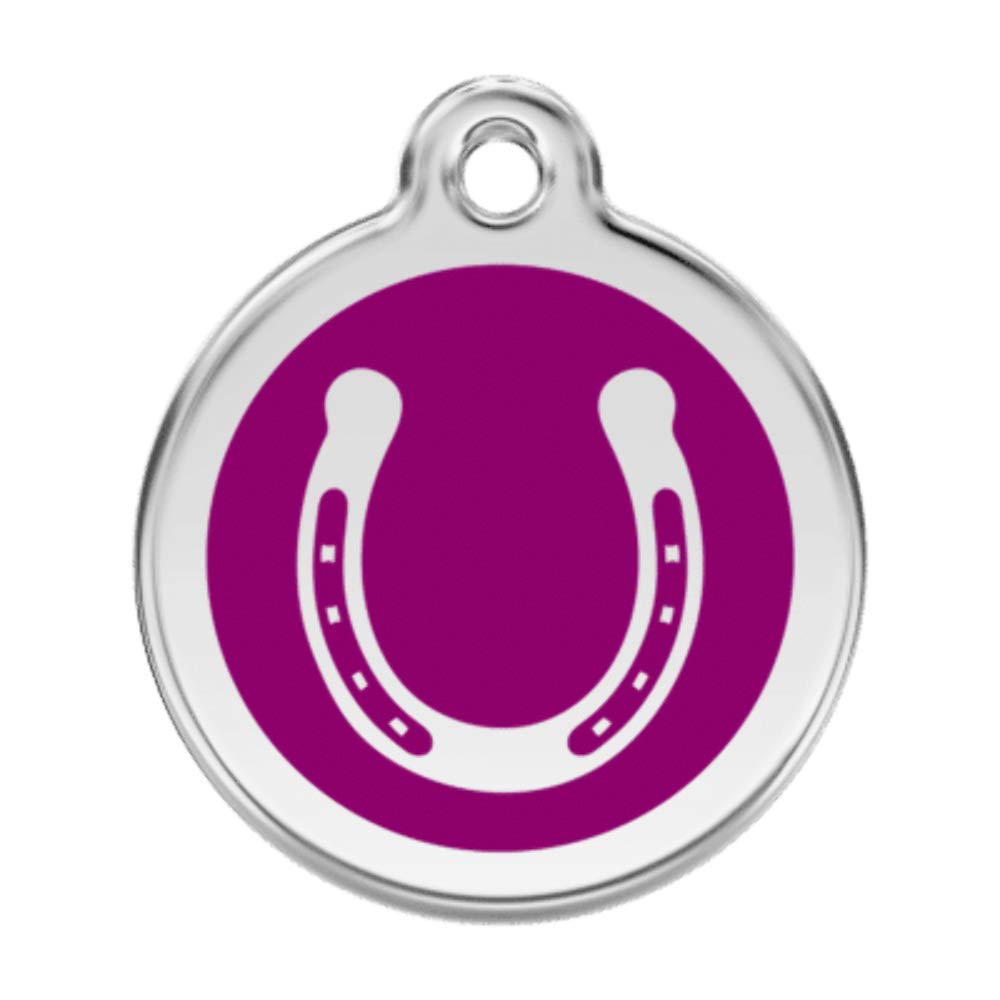 RedDingo enamel pet id tag, small, 