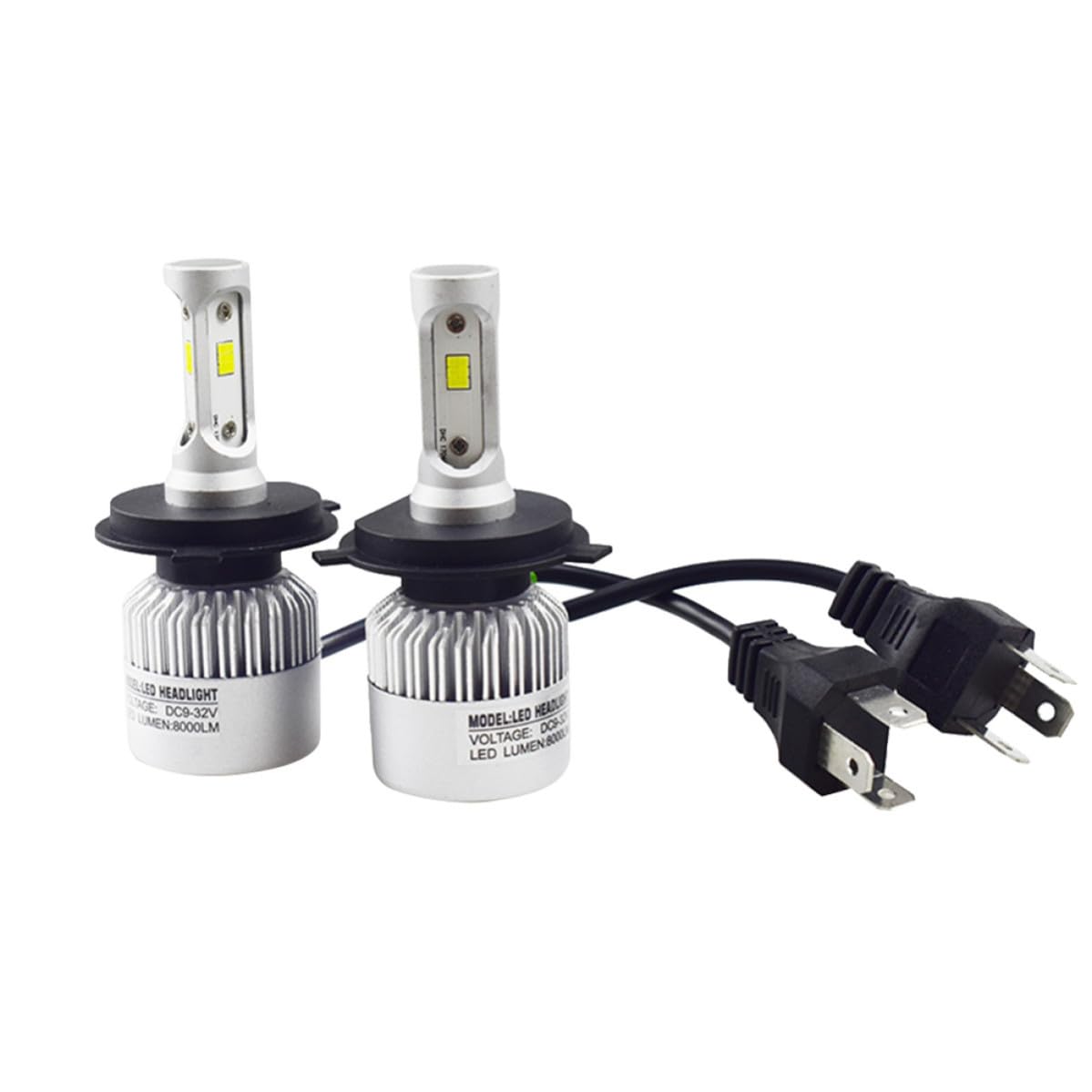 EXCEART Bombilla LED H4 y Diseño Halógeno 2 Piezas Chips Csp para Coche