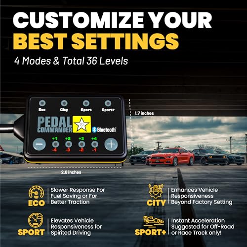 PEDAL COMMANDER for Jeep Liberty 2008-2012 Throttle Response Controller Fits: 2nd Gen, Base Model, Jet, Limited, Renegade, Sport, 3.7L, Jeep Liberty Accessories