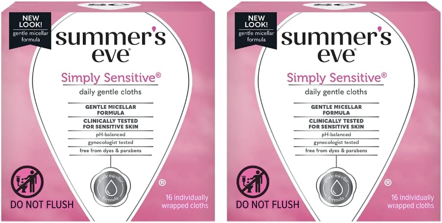 SUMMERS EVE FEM CLOTH SENS SKN 16 by Summer's Eve