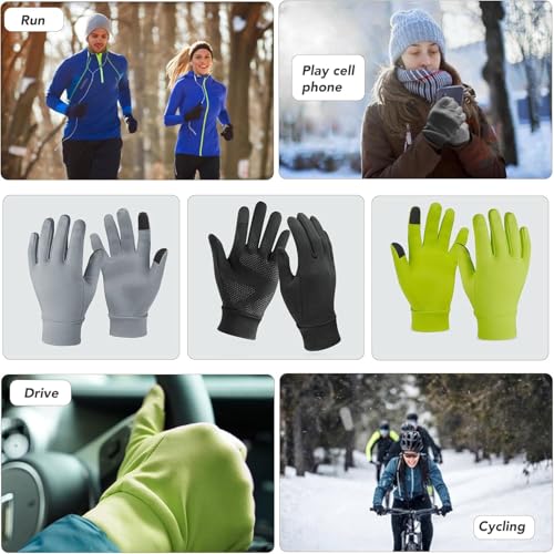 Guantes Unigear Livianos para Correr, Forro Táctil para Hombres y Mujeres miniatura 6