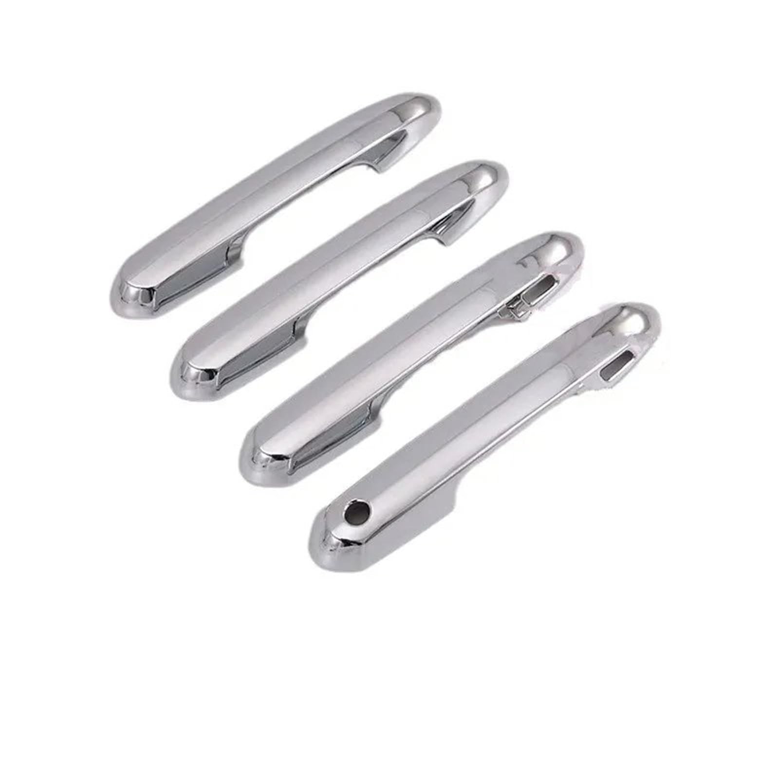 Rdwspli Sliver Exterior Handle Shell Compatible With Toyota For Highlander 2020-2025 Exterior Door Handle Frame Cover Trim 1 Set With Smartkey Abs Protective Sticker Accessories