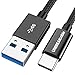 Price comparison product image UNBREAKcable USB Type C Cable [3.3ft, 1M] Nylon Braided USB C to USB A 3.0 Cable Compatible with Samsung Galaxy S9/S8+, Note 8, Google pixel, Nexus 6P, Sony Xperia XZ, LG V30 V20, OnePlus (Black)