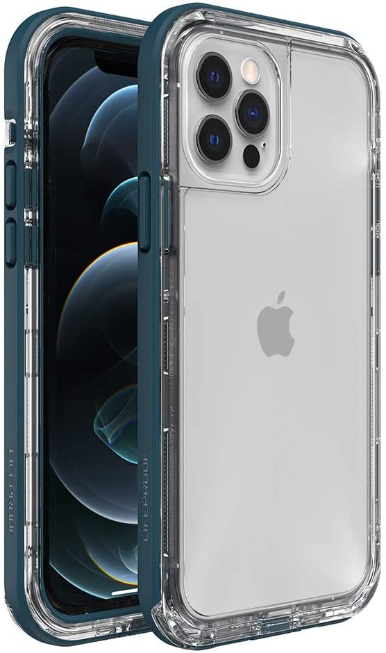 LifeProof Next Series Case for iPhone 12 & iPhone 12 Pro (Only) - Non-Retail Packaging - Clear Lake (Clear/Corsair)