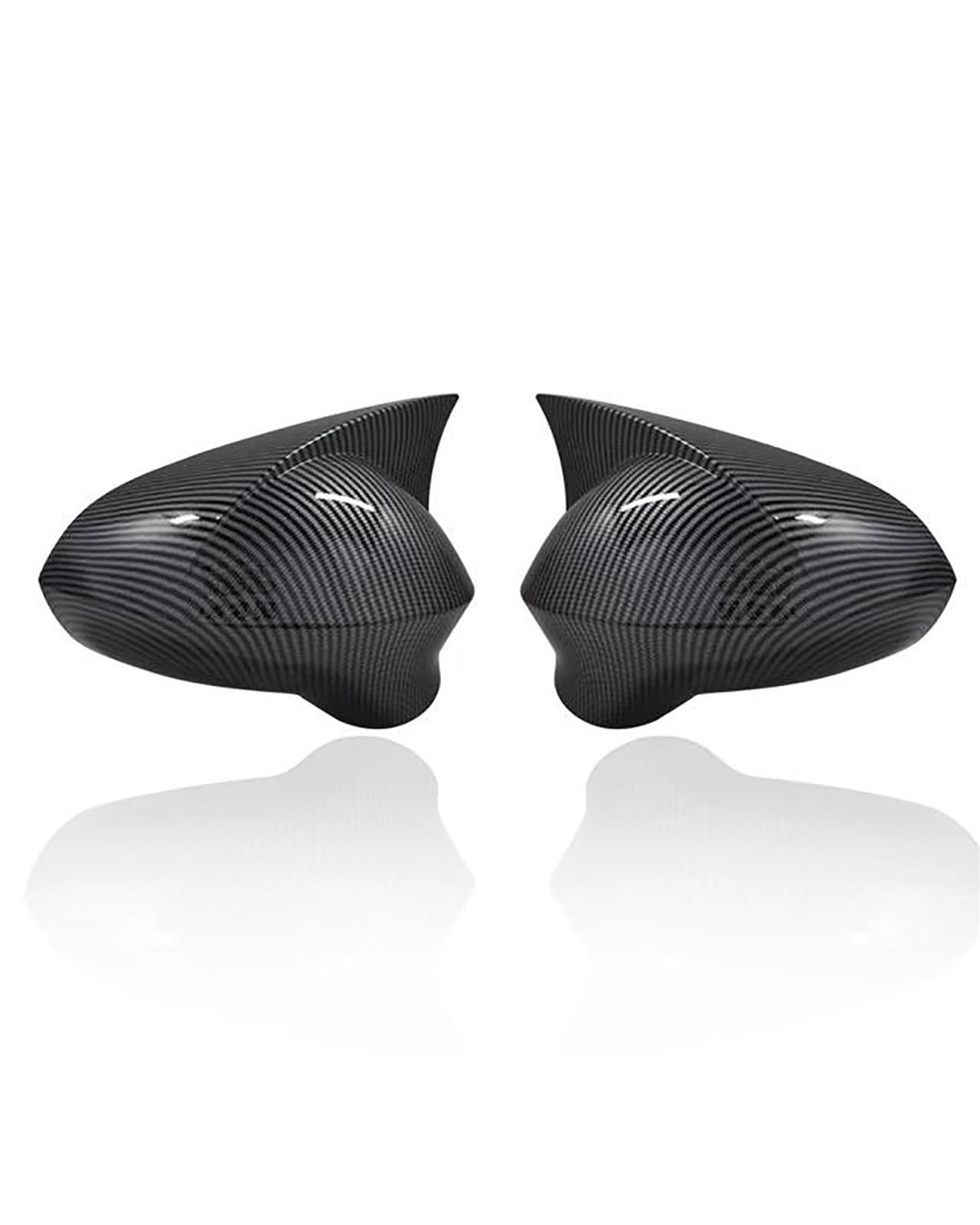 NLTNJI Side Wing Mirror Cover For Seat 2009-2012 Ibiza 2008-2017 Car Rearview Mirror Cover Wing Mirror Covers(Carbon)