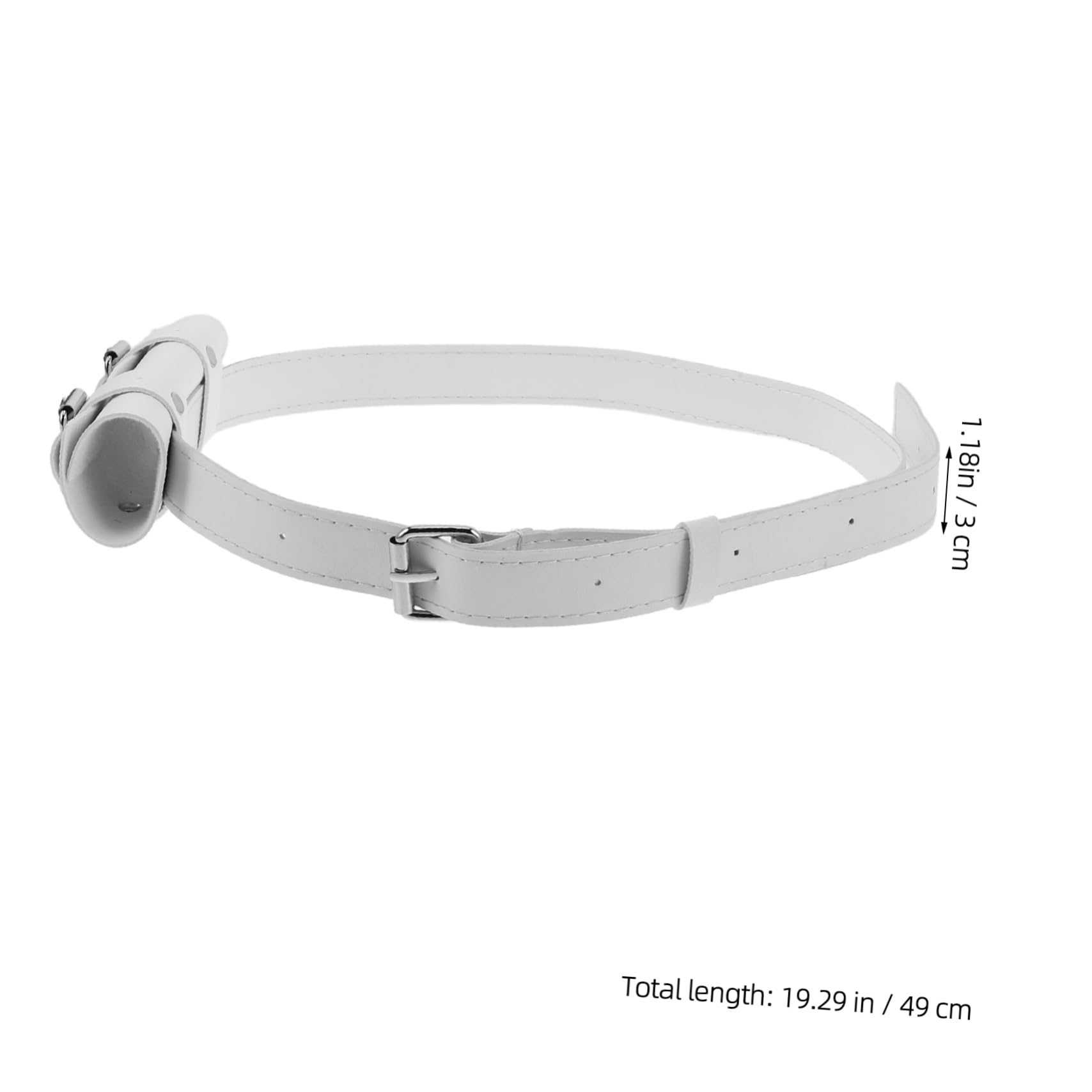 OUNONA Sword Belt Lanyard Sword Sheath Medieval Sword Belt Sword Back Belt Sword Holder Sword Storage Bag Sword Case Sword Belt Sword Belt Holder White Leather