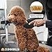 Pin Brush For Dogs, Pet Grooming Detangler Pin Dog Brush, Dog Brush For Shedding and Removing Loose Fur, Wood with Gold Plated Pins for Long Hair Pets