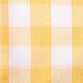 DII Checkered Tabletop Collection 100% Cotton, Machine Washable, Table Runner, 14x72, Yellow