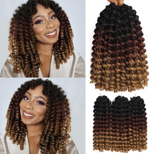Ombre Jamaican Bounce Crochet Hair - 12 Inch...